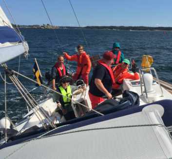 Charter sailing in Stockholm archipelago